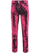 Moschino Quilted Effect Trousers