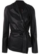 Rick Owens Lilies Sisyphus Wrap-style Top - Black