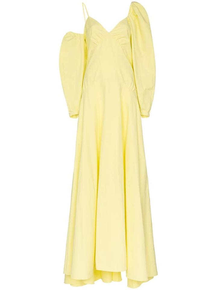 Rosie Assoulin Ups And Downs Asymmetric Gown - Yellow