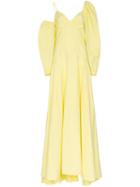 Rosie Assoulin Ups And Downs Asymmetric Gown - Yellow