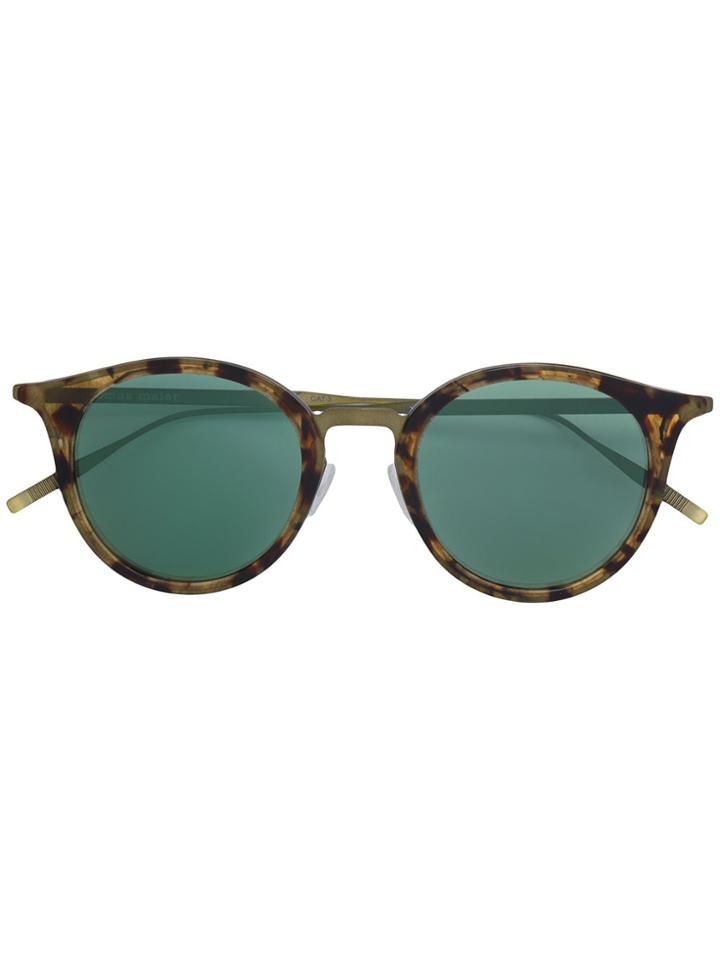 Tomas Maier Eyewear Round Frame Tinted Sunglasses - Brown