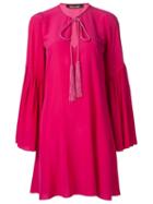Roberto Cavalli Loose Fit Dress, Women's, Size: 42, Pink/purple, Silk