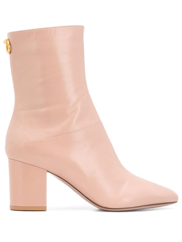 Valentino Valentino Garavani Loop Ankle Boots - Neutrals