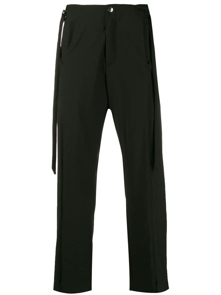 Pihakapi Straight Leg Trousers - Black