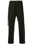 Pihakapi Straight Leg Trousers - Black
