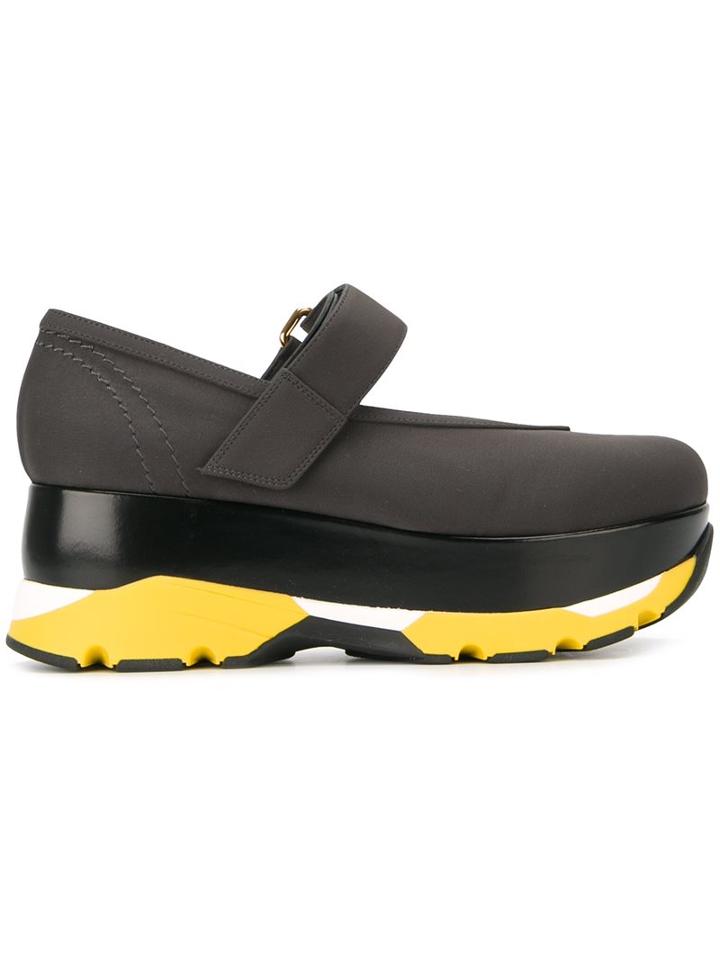 Marni Velcro Fastening Platform Sneakers