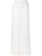 P.a.r.o.s.h. Cropped Palazzo Trousers - White