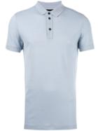 Giorgio Armani Classic Polo Shirt, Men's, Size: 52, Grey, Virgin Wool