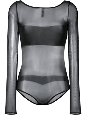 Maison Close - Pure Tentation Body - Women - Nylon/spandex/elastane - Xl, Black, Nylon/spandex/elastane