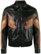 Neil Barrett - Retro Leather Blouson - Men - Lamb Skin/polyamide/spandex/elastane/cupro - Xl, Black, Lamb Skin/polyamide/spandex/elastane/cupro
