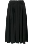 Forte Forte Buttoned Midi Skirt, Women's, Size: 1, Black, Silk/cupro