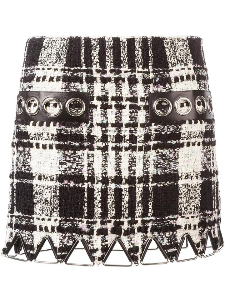 Alexander Wang Bouclé Mini Skirt, Women's, Size: 4, Black, Cotton/wool/acrylic/polyester