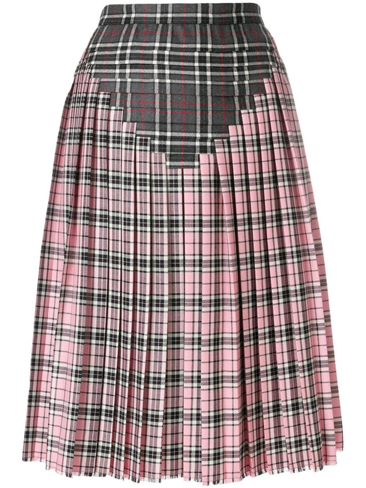 Msgm Midi Pleated Skirt - Black
