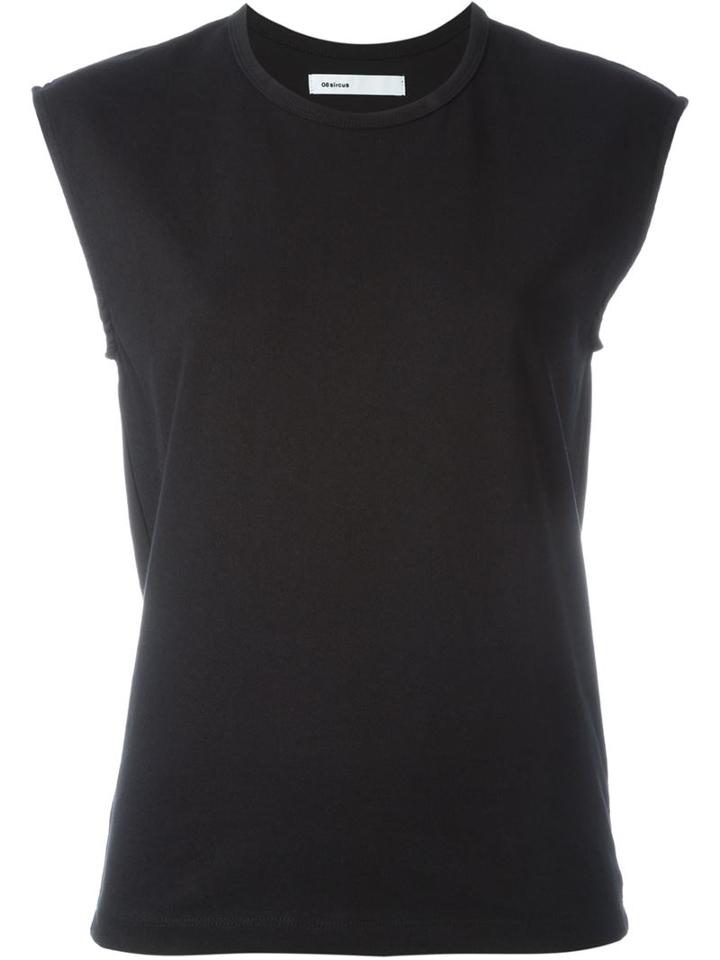 08sircus Plain Tank Top, Women's, Size: 2, Black, Cotton
