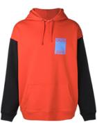 Ck Jeans Chest Logo Hoodie - Red