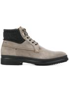 Fabi Lace-up Boots - Grey