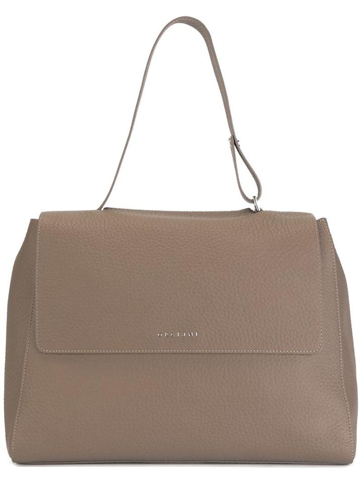 Orciani Top Handle Tote, Women's, Brown
