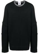 Lost & Found Rooms Panelled Sleeve Sweatshirt - Black