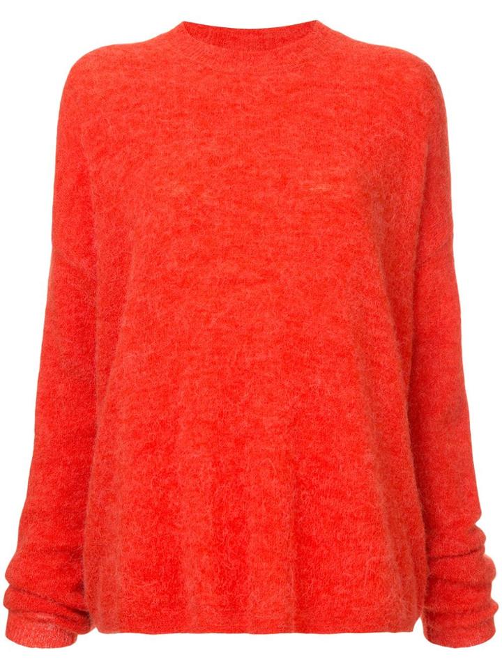 Nobody Denim Cherished Oversized Sweater - Red