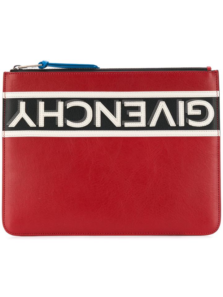 Givenchy Logo Pouch - Red