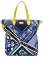 Emilio Pucci Abstract Print Tote Bag - Blue