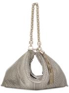 Jimmy Choo Callie Mesh Clutch - Silver