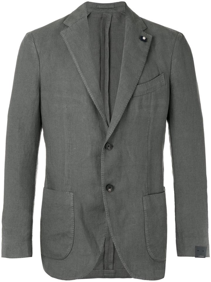 Lardini Two Button Jacket - Grey