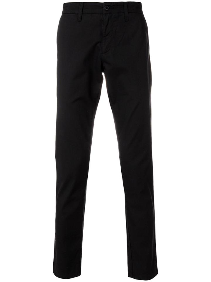 Carhartt Fitted Chino Trousers - Black