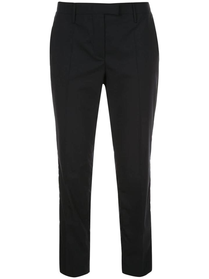 Prada Slim-fit Cropped Trousers - Blue