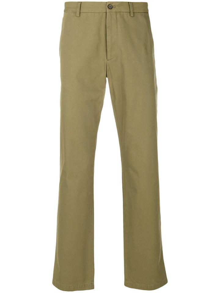 Maison Margiela Straight Trousers - Green