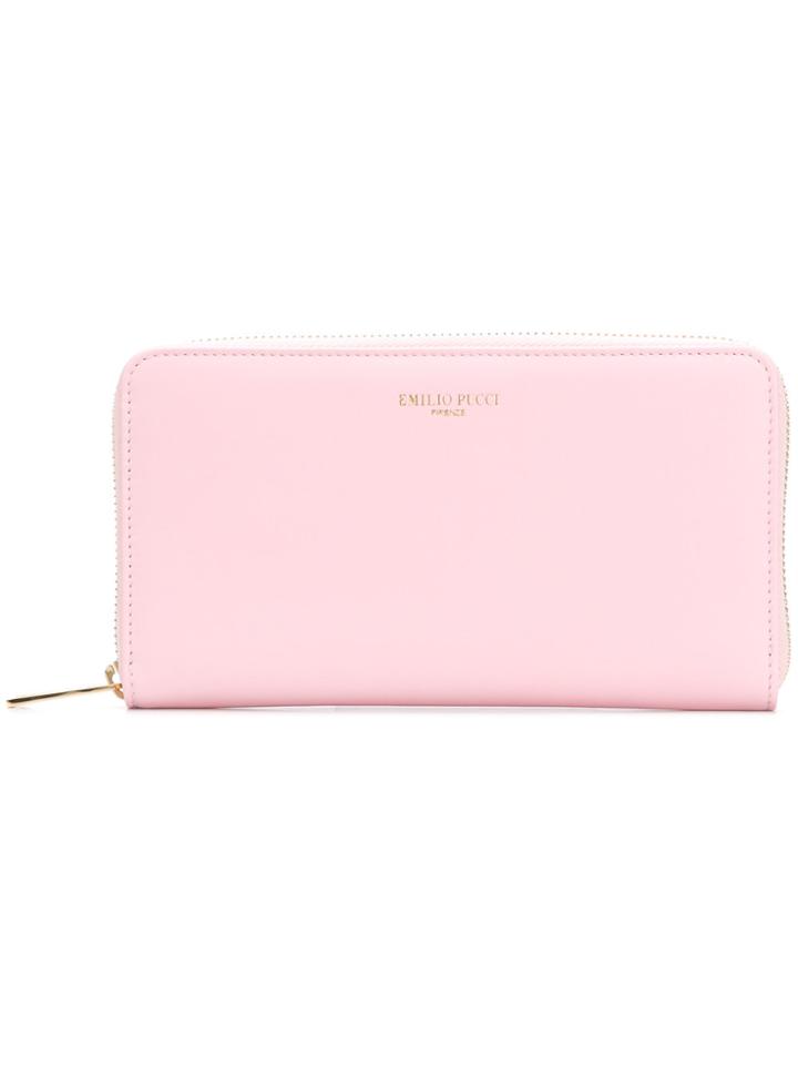 Emilio Pucci Zip-around Wallet - Pink & Purple