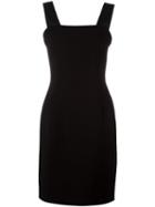 Capucci Open Back Dress, Women's, Size: 42, Black, Viscose/spandex/elastane/silk