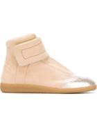 Maison Margiela Future Hi-top Sneakers, Men's, Size: 40, Nude/neutrals, Leather/rubber