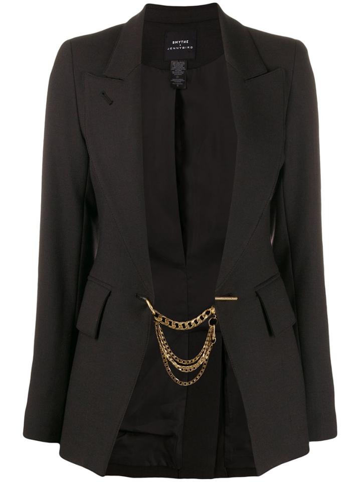 Smythe Chain-embellished Blazer - Black