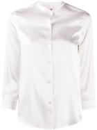 Blanca Mandarin Collar Shirt - White