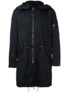 Stone Island Shadow Project Hooded Coat, Men's, Size: Xl, Blue, Cotton/polyamide/polyurethane Resin