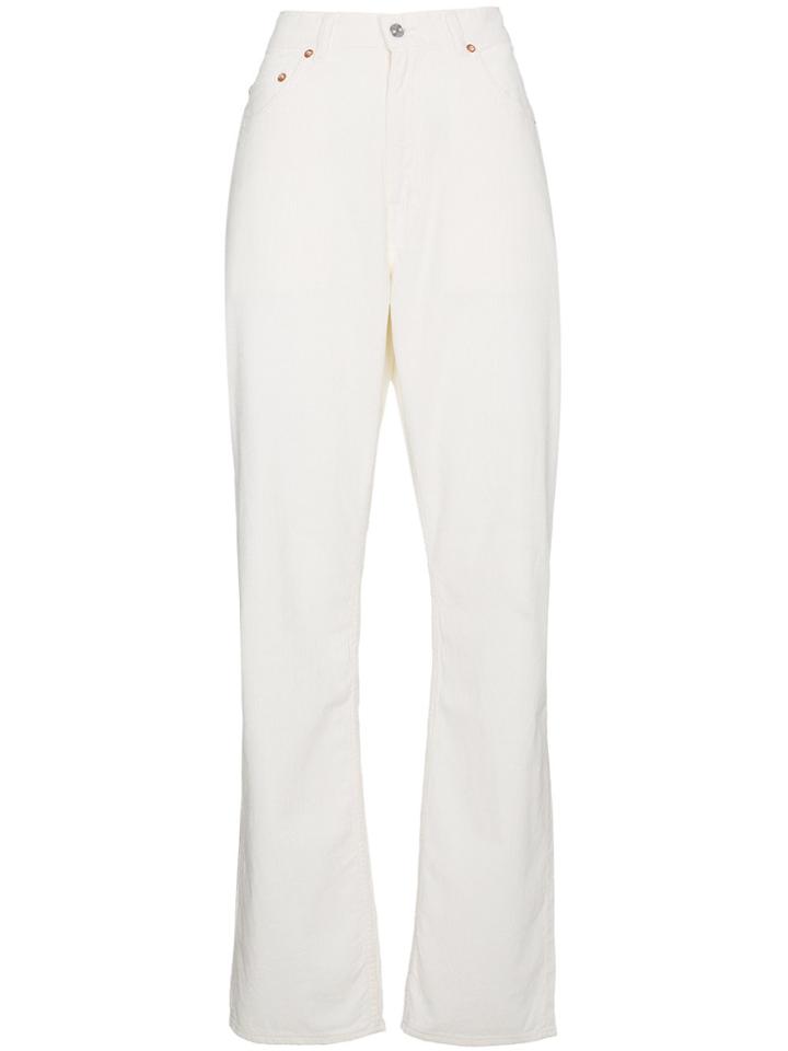 Our Legacy Second Cut Corduroy Trousers - White