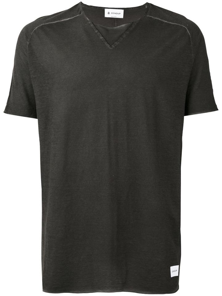 Dondup - Classic T-shirt - Men - Cotton - S, Grey, Cotton