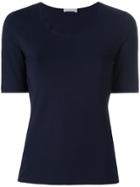 Le Tricot Perugia Basic T-shirt - Blue