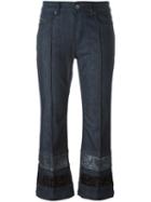 Diesel Black Gold 'type-170b' Cropped Jeans, Women's, Size: 26, Blue, Cotton/polyester/spandex/elastane
