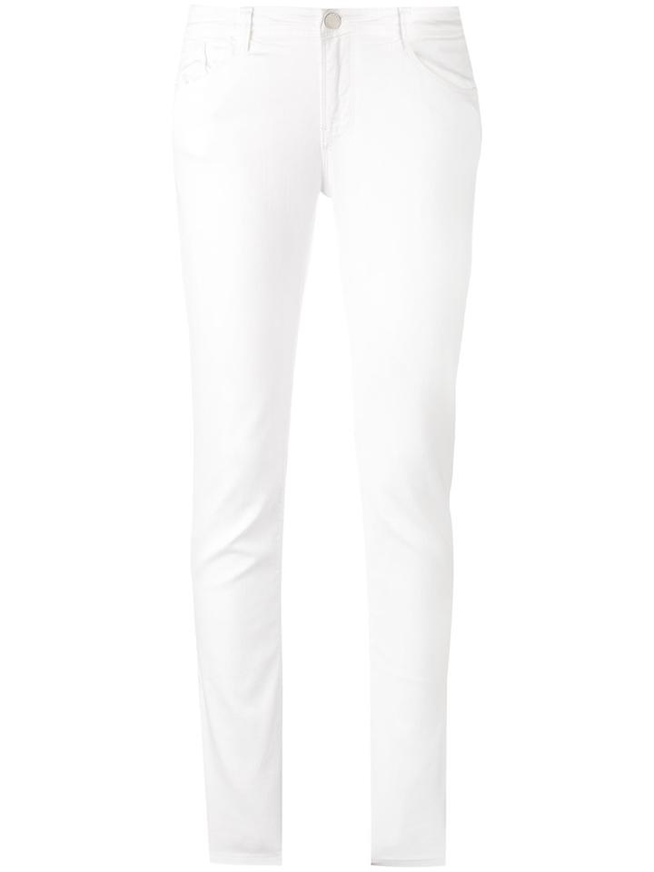 Armani Jeans - Skinny Jeans - Women - Cotton/polyester/spandex/elastane/lyocell - 30, White, Cotton/polyester/spandex/elastane/lyocell