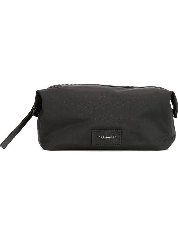 Marc Jacobs Biker Make Up Bag, Black, Nylon/calf Leather