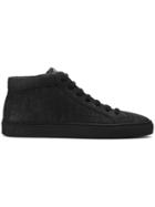 Hide & Jack Mid Top Sneakers - Black