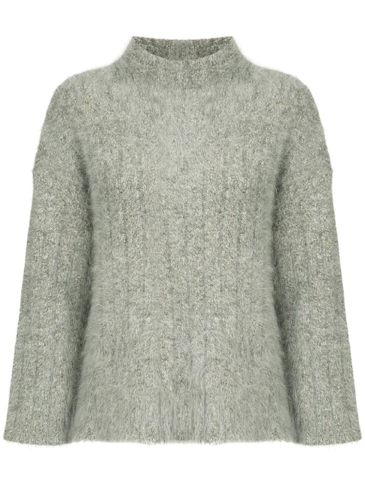 Ballsey Funnel-neck Sweater - Grey
