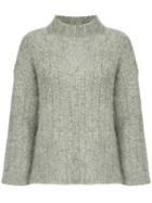 Ballsey Funnel-neck Sweater - Grey