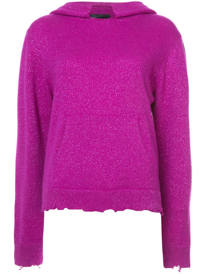 Rta Cashmere Hoodie - Pink & Purple