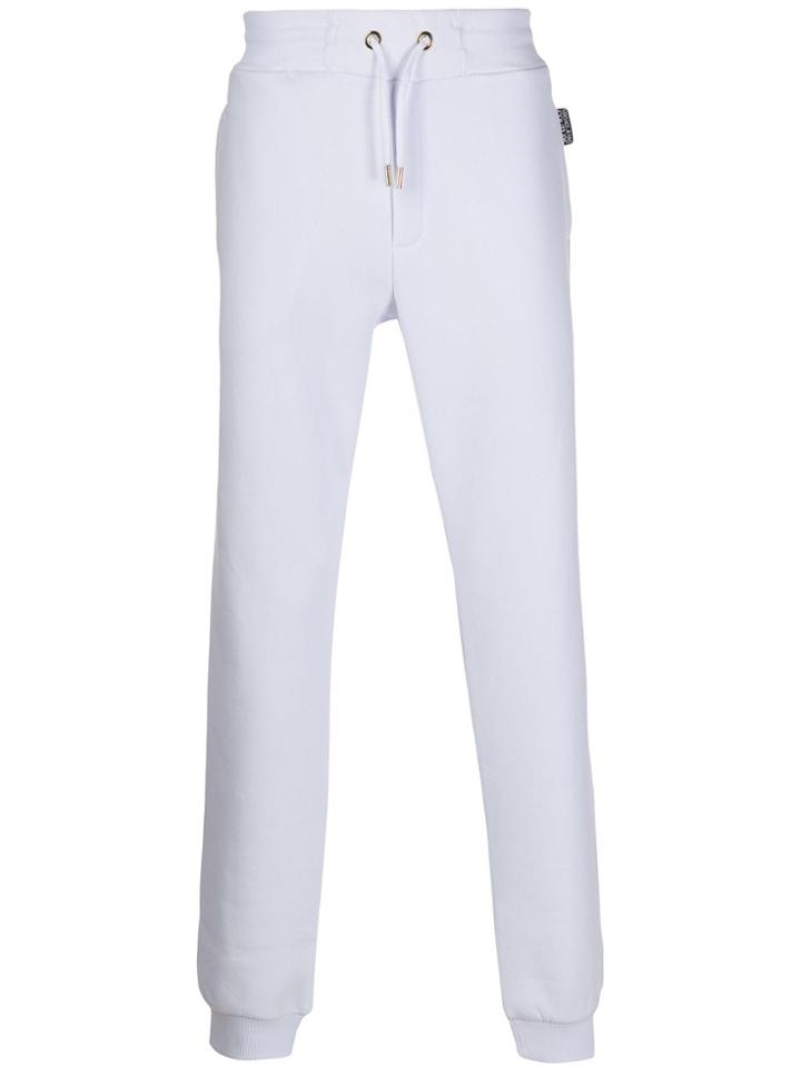Versace Jeans Couture Drawstring Jogger Sweat Trousers - White