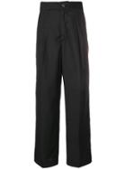Heliot Emil Loose-fit Tailored Trousers - Black