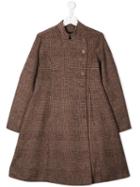 John Richmond Junior Teen Button-up Coat - Purple