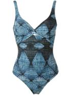 Lygia & Nanny Twist Detail Swimsuit - Blue